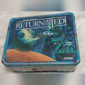 Thermos Star Wars Return of the Jedi Blue Lunch Box